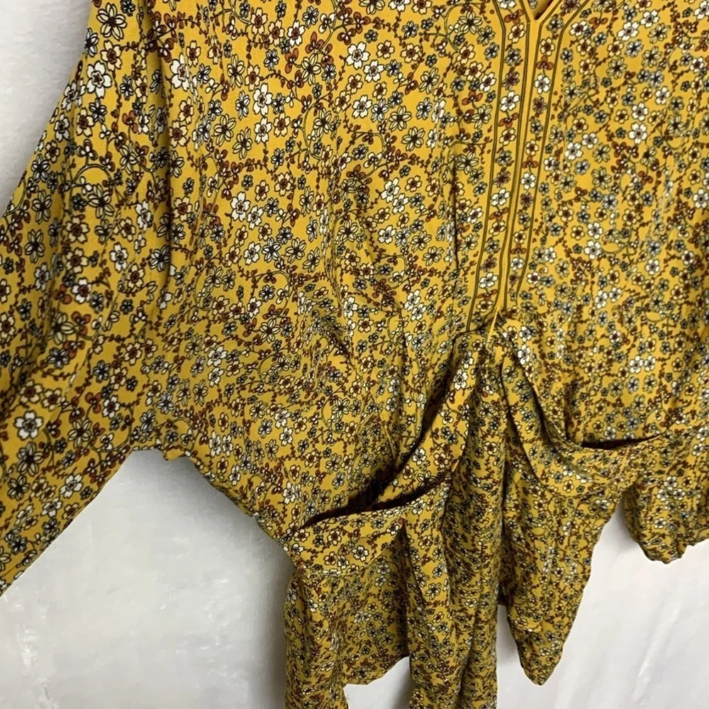 Max studio Floral Blouse - Picture 6 of 9